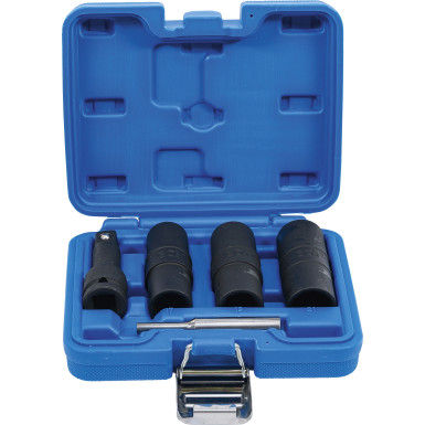 BGS Kraft-Spezial-Steckschlüssel-Wendeeinssatz-Satz | Sechskant & Schraubendreher 17 - 19 - 21mm | 12.5 mm (1/2"""") | 3-tlg | 7467
