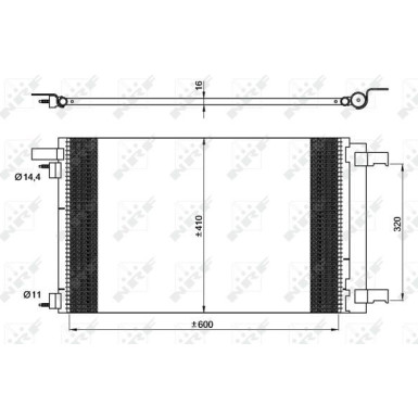NRF Klimaanlagenkühler 35948 EASY FIT