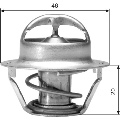 Gates Thermostat | CITROEN C25 2.5 | TH03082G1 Gates Thermostat | CITROEN C25 2.5 | TH03082G1