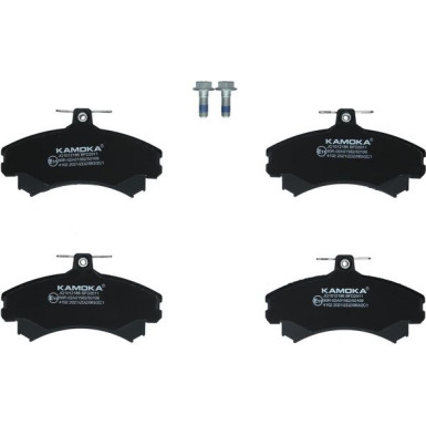 KAMOKA Bremsbelagsatz, Scheibenbremse JQ1012186