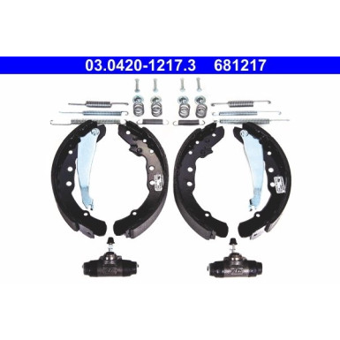 ATE Bremsbacken 03.0420-1217.3 Original ATE Kit ATE Bremsbacken 03.0420-1217.3 Original ATE Kit