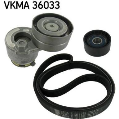 SKF Keilrippenriemensatz VKMA 36033