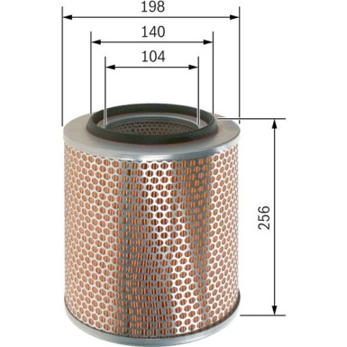Luftfilter | MERCEDES NG,LK/LN2 73 | 1457429854