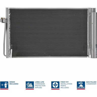 Kondensator PKW BMW 5 E60 E61, 7 E65 E66 02 FIRST FIT 94747