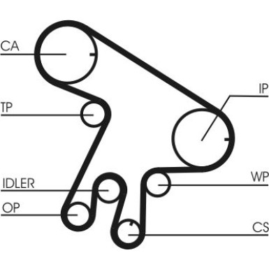 CT1043WP1 Wasserpumpe + Zahnriemensatz