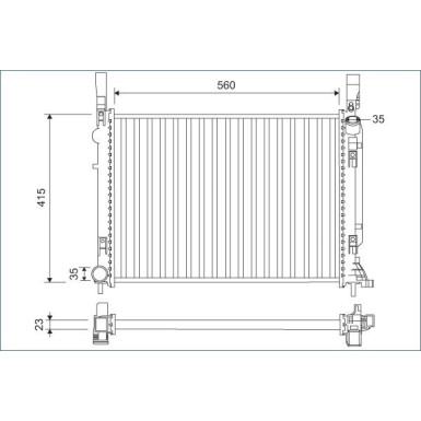 VALEO Motorkühler VALEO Motorkühler