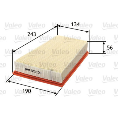 VALEO Luftfilter | 585029