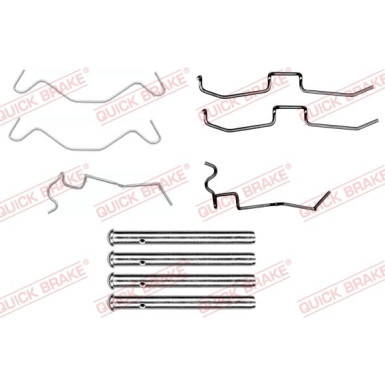 391-1650 Montagesatz f.Bremsklötze | DAIHATSU Cuore 98 | 109-1650