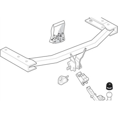 AHK abnehmbar | Audi A6 Stufenheck,Avant 04-11 | 103850 AHK abnehmbar | Audi A6 Stufenheck,Avant 04-11 | 103850