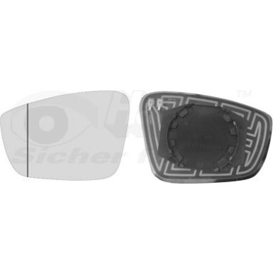 Spiegelglas, Außenspiegel VW Up asphärisch Citigo/Mii OE 6RU 857 521 B HAGUS 5701837