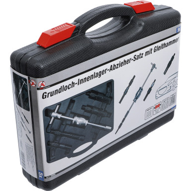 BGS Grundloch-Innenlager-Abzieher-Satz mit Gleithammer | 5-tlg | 8598