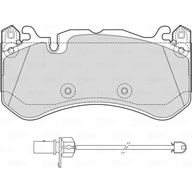 VALEO Bremsbeläge 601763