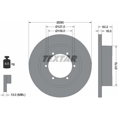 Bremsscheibe | 92308500