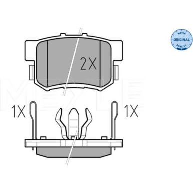 Bremsbelagsatz Honda T. Crv 02-06 Mit Sensor | 025 242 3114/W