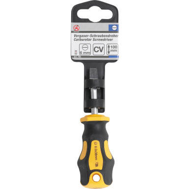 BGS Vergaser-Schraubendreher Schlitz 6 mm Klingenlänge 38 mm BGS Do it yourself 728