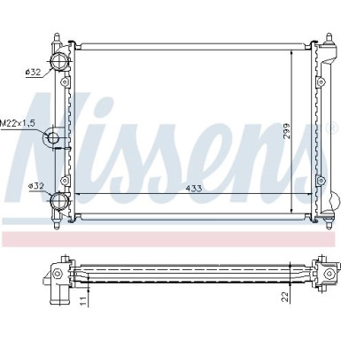 Wasserkühler PKW | VW Polo III | 651721