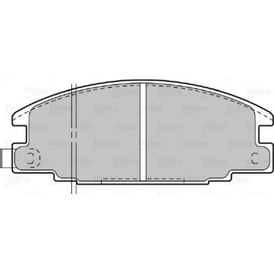 VALEO Bremsbeläge | 598020