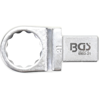 BGS Einsteck-Ringschlüssel | 21 mm | Aufnahme 14 x 18 | 6903-21