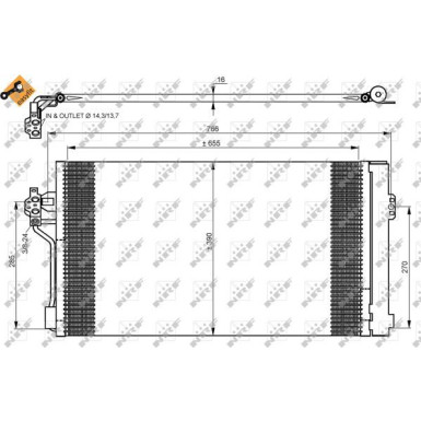 Kondensator, Klimaanlage EASY FIT 35776