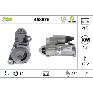 VALEO Anlasser 458975 VALEO RE-GEN AT STOP&START