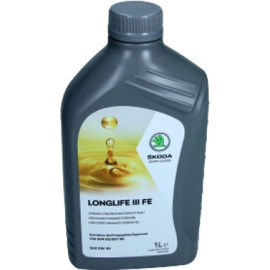 GS55545F2 Original Skoda Motoröl Longlife III FE 0W-30 GS55545F2 1 Liter