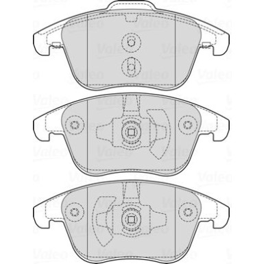 VALEO Bremsbeläge 601737