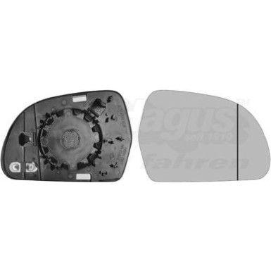VAN WEZEL Spiegelglas, Außenspiegel 0327838