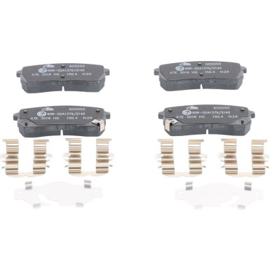 ATE Bremsbelagsatz, Scheibenbremse ATE Bremsbelagsatz, Scheibenbremse