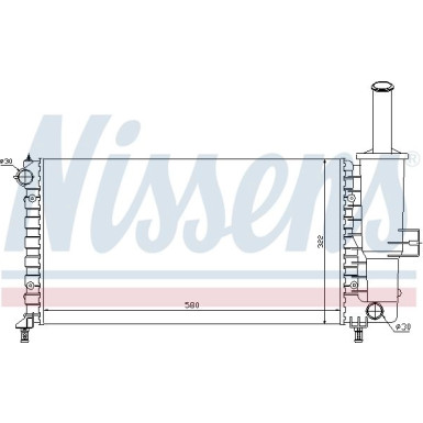 Wasserkühler PKW | FIAT Punto II 1,2 99 | 61764