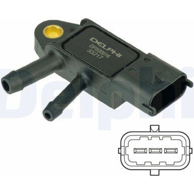 DPS00016 Sensor, Abgasdruck DPS00016 Sensor, Abgasdruck