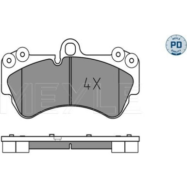 Bremsbelagsatz Vw P. Touareg 2.5Tdi, 3.2 V6 | 025 236 9217/PD