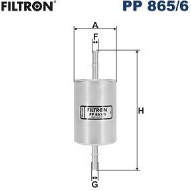 FILTRON Kraftstofffilter | PP 865/6