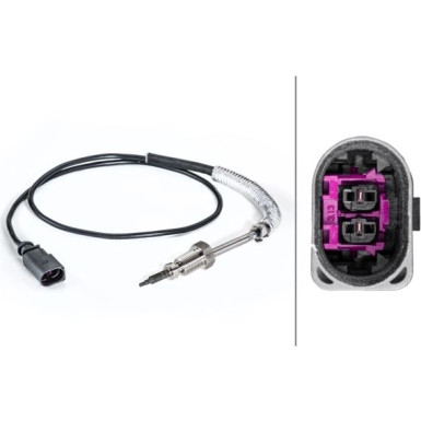 HELLA Sensor, Abgastemperatur | 6PT 014 494-441