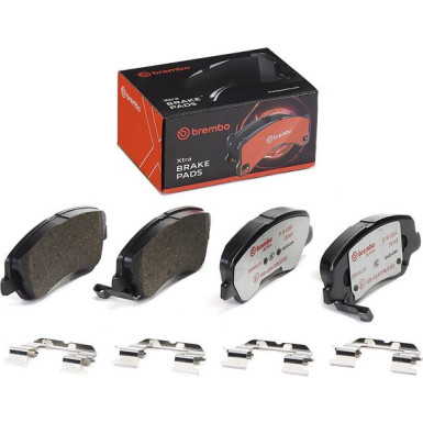 BREMBO Bremsklötze VA | HYUNDAI Accent,i20,KIA 10 | P 18 025X BREMBO Bremsklötze VA | HYUNDAI Accent,i20,KIA 10 | P 18 025X