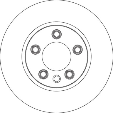 Bremsscheibe Porsche P. Cayenne 3.6-4.5 06-10 Pr TRW SINGLE DF4763S
