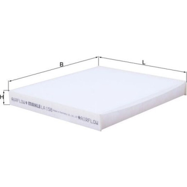 MAHLE Filter, Innenraumluft LA 158