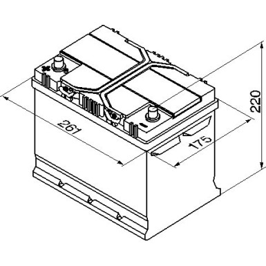 S4 027 BOSCH | PKW-Batterie | 12V 70Ah 630A | 0 092 S40 270