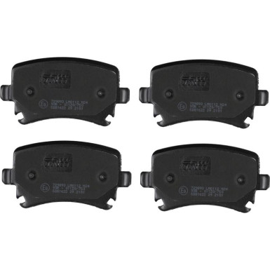 Bremsklötze HA | AUDI,SEAT,SKODA,VW Golf V,VI 06 | GDB1622
