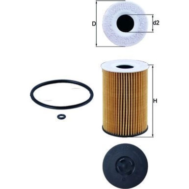 MAHLE Ölfilter | OX 787D