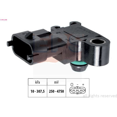 Luftdrucksensor, Saugrohrdruckg Made in Italy - OE Equivalent 1.993.244
