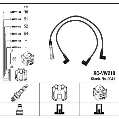 Zündleitungssatz | RC-VW210