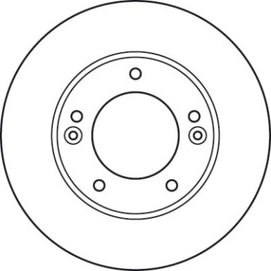 Bremsscheibe Kia P. Sorento 2.5 Crdi 02 TRW SINGLE DF6081S