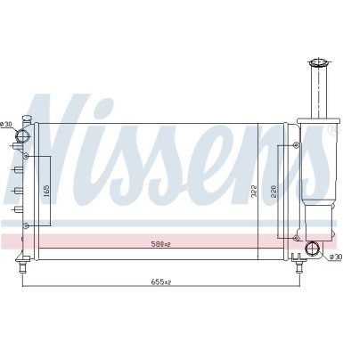 Wasserkühler PKW | FIAT Punto 1,2 99 | 61886