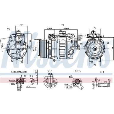 Kompressor PKW BMW X5 F15 13 FIRST FIT 890060