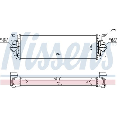Ladeluftkühler PKW MERCEDES SPRINTER 09 FIRST FIT 96526