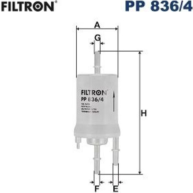 FILTRON Kraftstofffilter | PP 836/4