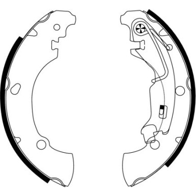 91061100 Bremsbackensatz