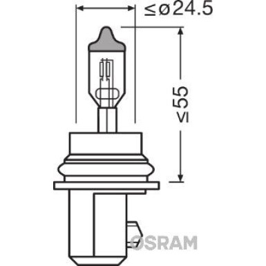 HB5 SYLVANIA (Osram | ) 12V 65/55W | 12V 65/55W PX29T | 9007 HB5 SYLVANIA (Osram | ) 12V 65/55W | 12V 65/55W PX29T | 9007
