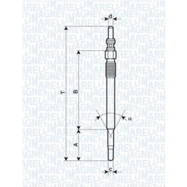 MAGNETI MARELLI Glühkerze MAGNETI MARELLI Glühkerze