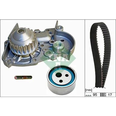 530 0018 31 Wasserpumpe + Zahnriemensatz